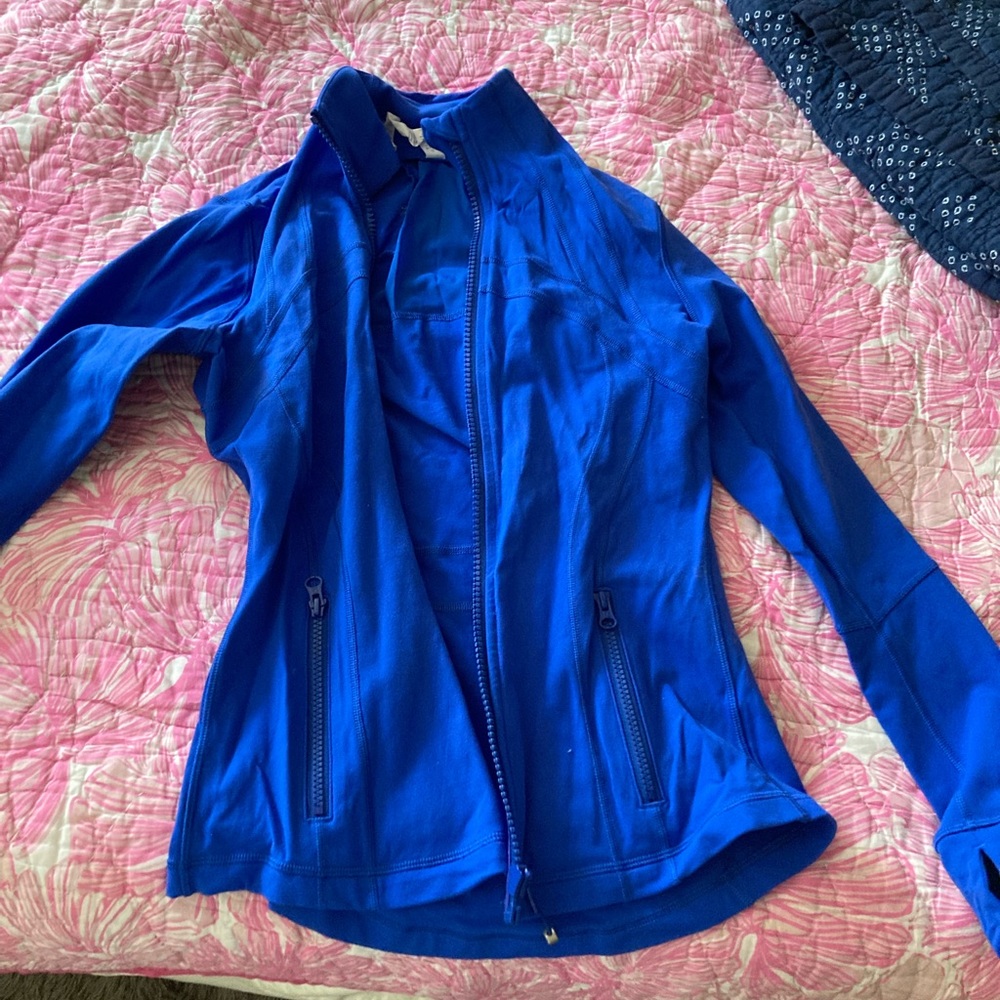 Lululemon Define jacket royal blue, worn once